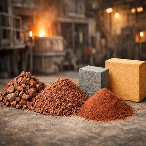 Kaip nurodote degintą boksitą ugniai atspariems liejiniams ir plytoms?